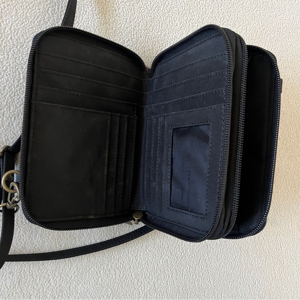 Pendleton Euc Wool Aztec Blue Orange Turquoise Cr… - image 5